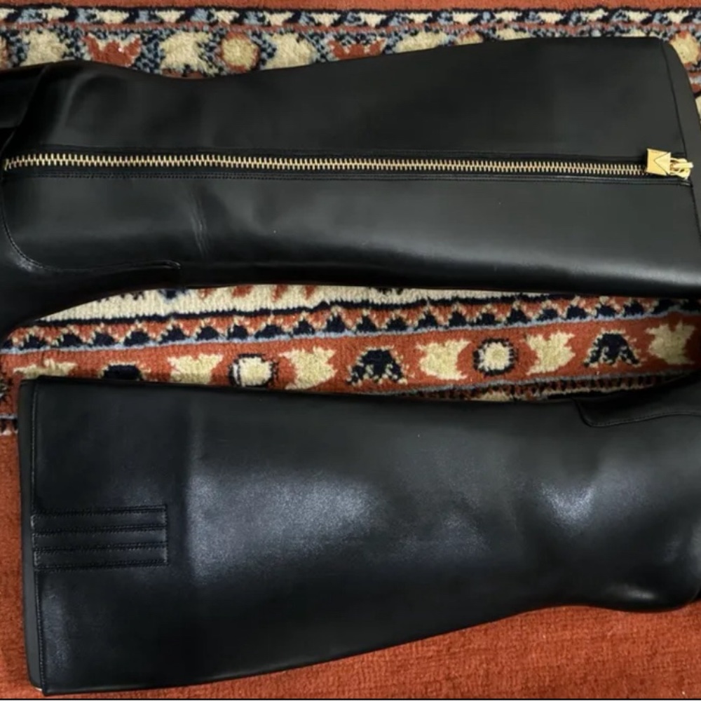 Michael Kors Black Margaret Boots Size 7